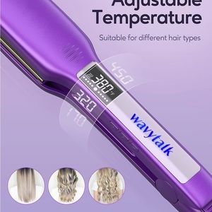 WAVYTALK professional nano-titanium flat iron. New  in box.